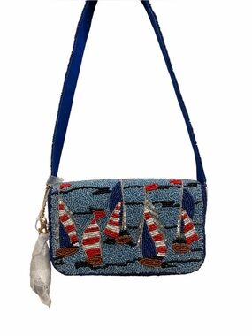 NWT: *Viral* Sailboat Beaded Bag ⛵️From India to You ⛵️